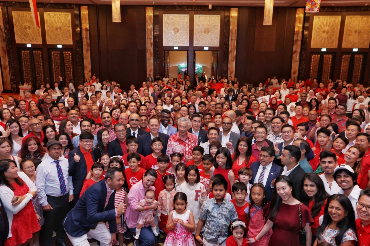 SBC UAE members and their families gathered together at a community event in Dubai